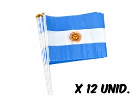Pack 12 banderitas con palito